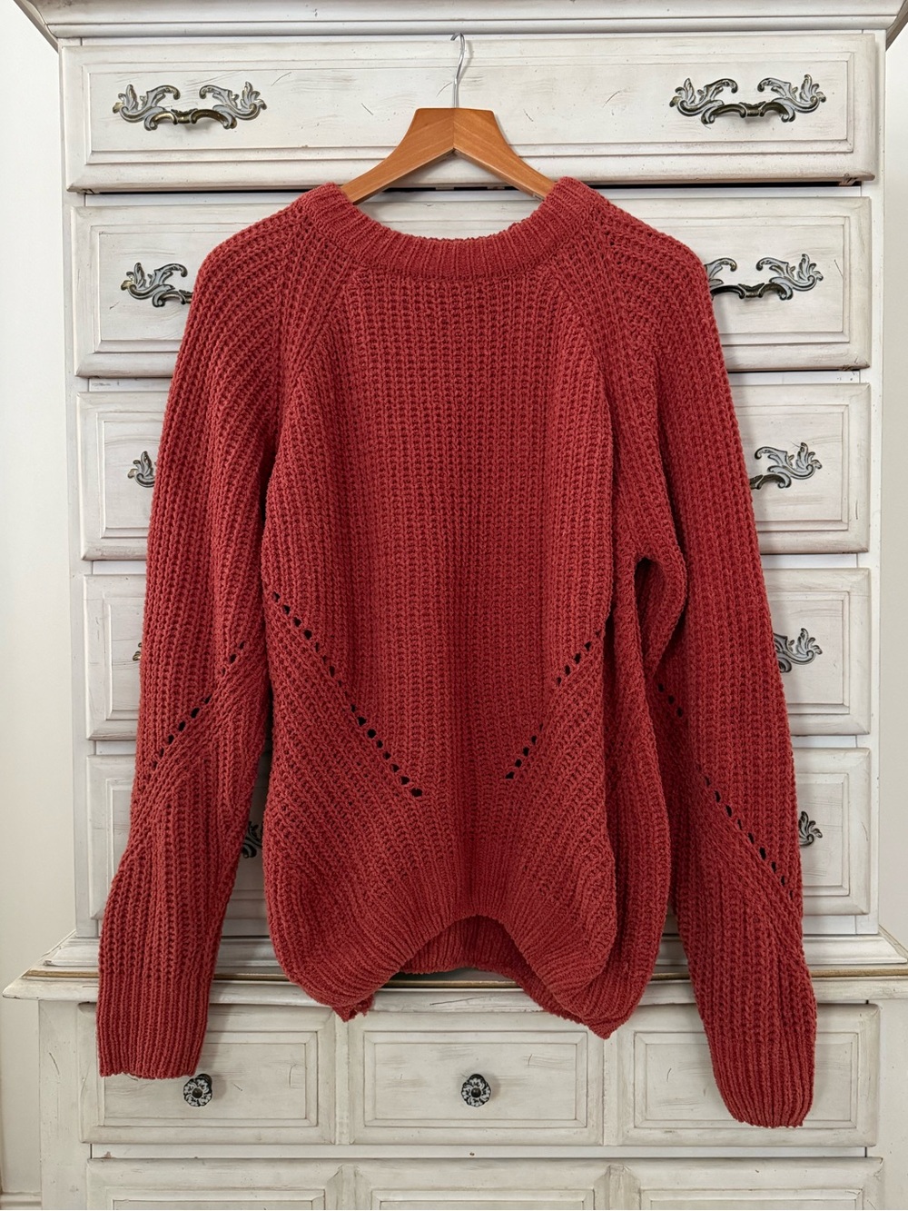 Lulus Rust Relaxed Sweater